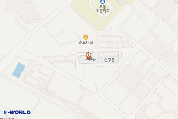 강원특별자치도 농업기술원(본관동1층) 위치 지도 — 강원특별자치도 춘천시 신북읍 장본길 40