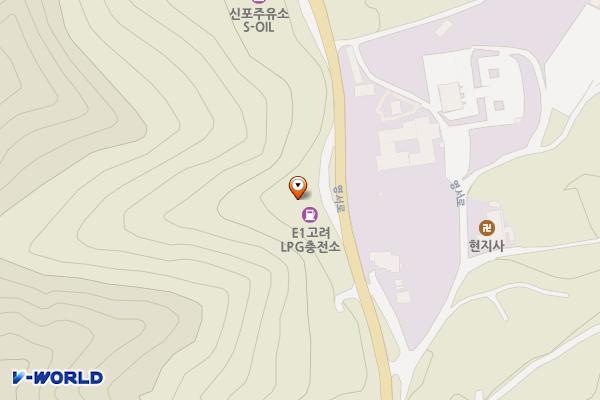 고려LPG충전소 위치 지도 — 강원특별자치도 춘천시 사북면 영서로 4905