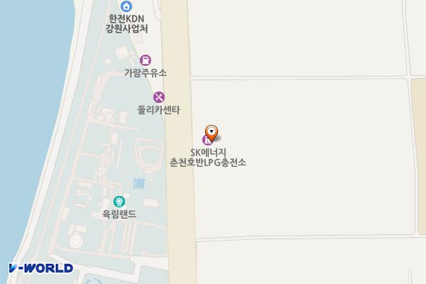 호반LPG충전소 위치 지도 — 강원특별자치도 춘천시 영서로 2986