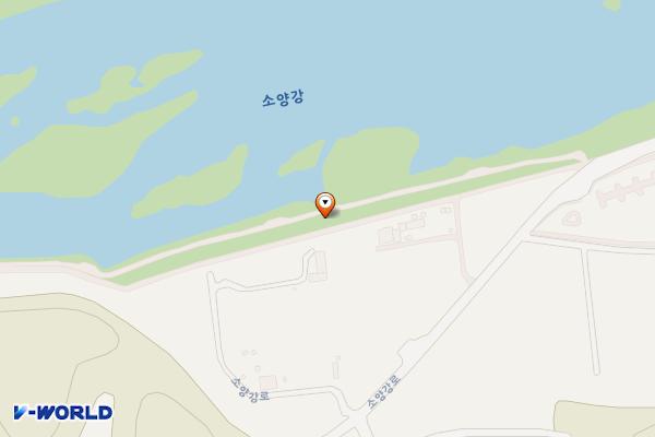 장학리 자전거도로 위치 지도 — 강원특별자치도 춘천시 동면 장학리 896-2