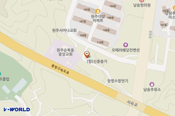 행복둥지 화장실 위치 지도 — 강원특별자치도 원주시 판부면 서곡널다리길39