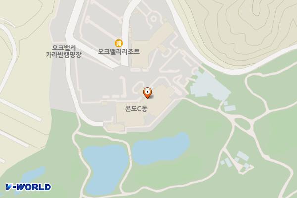스키빌리지 C콘도 1층((남,여)렌탈샵 위치 지도 — 강원특별자치도 원주시 오크밸리2길 56