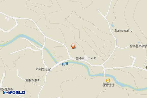 노블레스요양원화장실 위치 지도 — 강원특별자치도 원주시 웃거름터길55