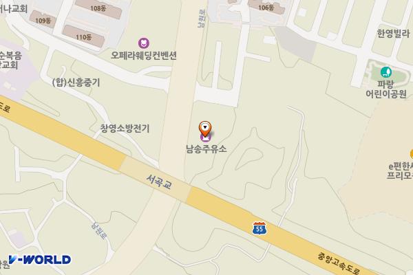 남송주유소 위치 지도 — 강원특별자치도 원주시 판부면 남원로 380