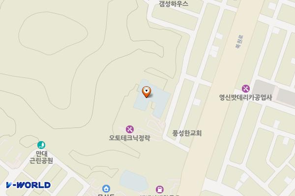 원주남부 복합체육센터 화장실 위치 지도 — 강원특별자치도 원주시 이화5길 70