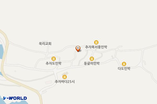 묵리 374 위치 지도 — 제주특별자치도 제주시 추자면 묵리 374