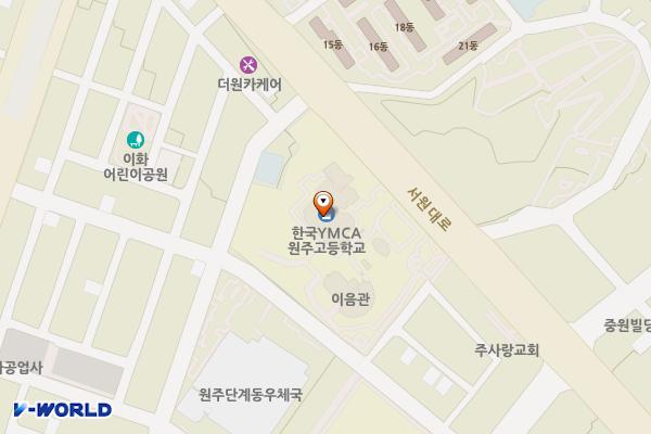 원주시청소년수련관 화장실 위치 지도 — 강원특별자치도 원주시 서원대로 234