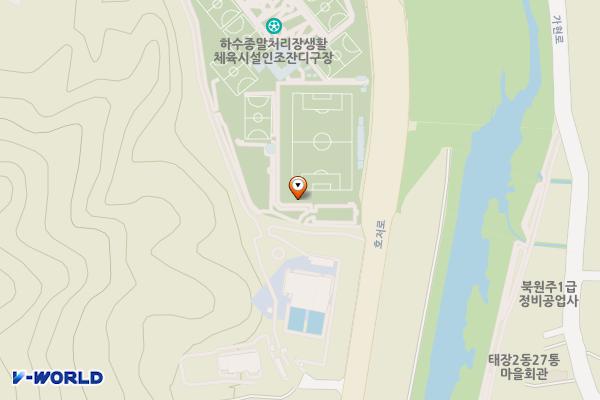 환경체육단지(돔형) 위치 지도 — 강원특별자치도 원주시 호저로 127