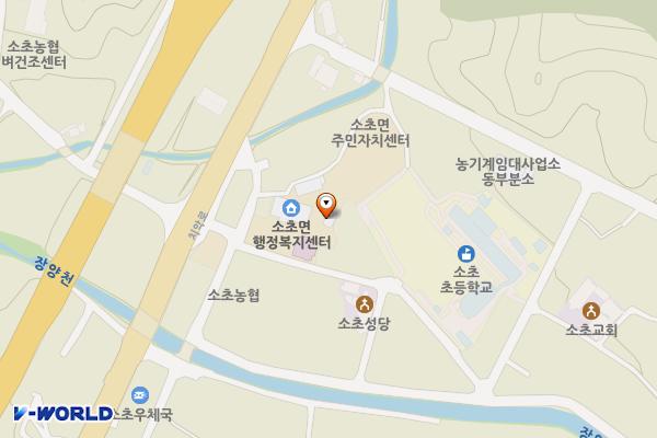 소초면 행정복지센터 화장실 위치 지도 — 강원특별자치도 원주시 소초면 치악로 2790