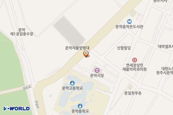 동진주유소 위치 지도 — 강원특별자치도 원주시 문막읍 원문로 1895