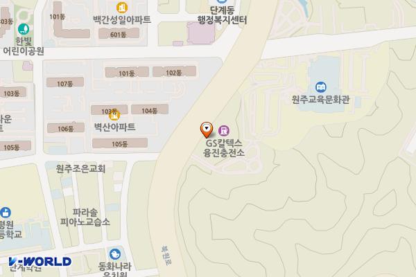 (주)성림이앤에스 위치 지도 — 강원특별자치도 원주시 북원로 2302  (단계동)