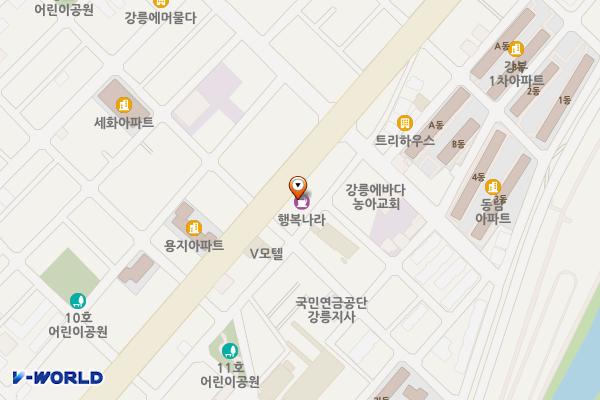 SK월드컵주유소 위치 지도 — 강원특별자치도 강릉시 경강로 2224 (포남동)