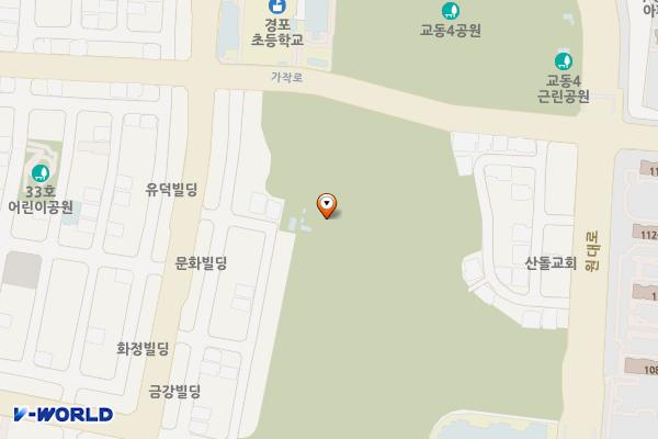솔올게이트볼장 위치 지도 — 강원특별자치도 강릉시 율곡초교길 11번길 5-1