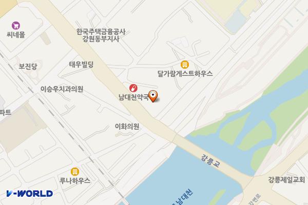 강릉농협하나로마트사업소 위치 지도 — 강원특별자치도 강릉시 율곡로 2792 (성남동)