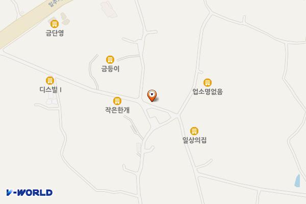 금등리 612-1 위치 지도 — 제주특별자치도 제주시 한경면 금등리 612-1