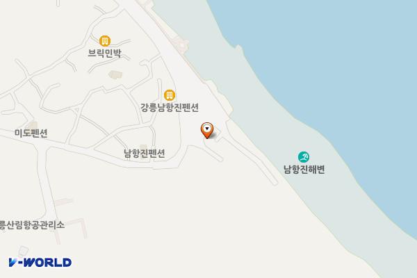 남항진종점 위치 지도 — 강원특별자치도 강릉시 공항길 127번길 65