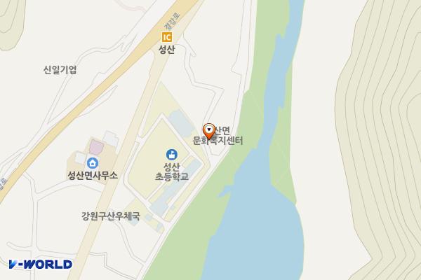 구산솔밭 위치 지도 — 강원특별자치도 강릉시 성산면 구산강변길 32