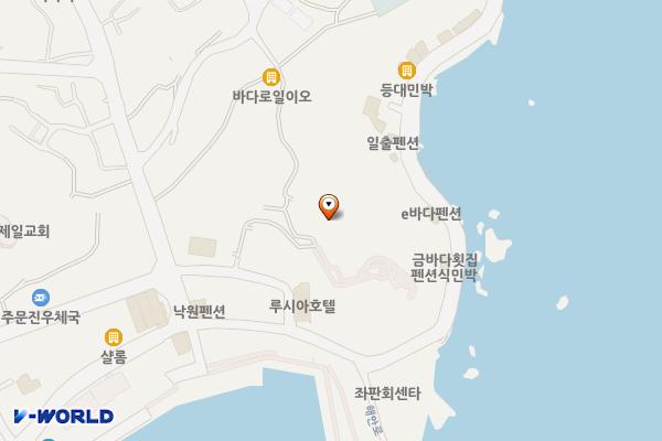 주문1리마을공동화장실 위치 지도 — 강원특별자치도 강릉시 주문진읍 등대2길 11