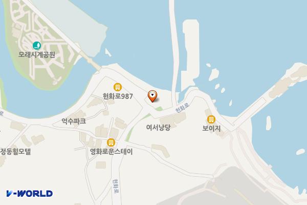 정동진2리(전망대) 위치 지도 — 강원특별자치도 강릉시 강동면 헌화로 982