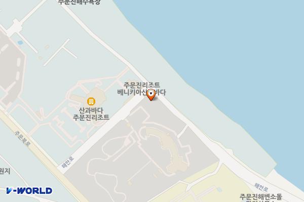 가족호텔옆공중화장실 위치 지도 — 강원특별자치도 강릉시 주문진읍 해안로 1053