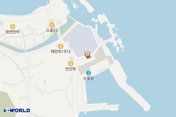 소돌 아들바위 공중화장실 위치 지도 — 강원특별자치도 강릉시 주문진읍 해안로 1968-4