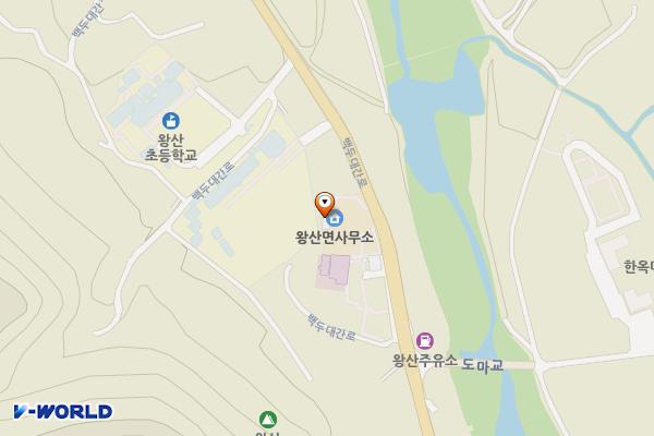 왕산면사무소 위치 지도 — 강원특별자치도 강릉시 백두대간로 1997