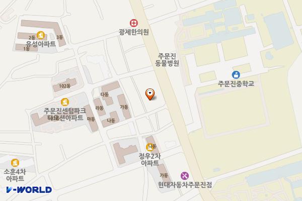도깨비촬영지공중화장실 위치 지도 — 강원특별자치도 강릉시 주문진읍 연주로 299-8