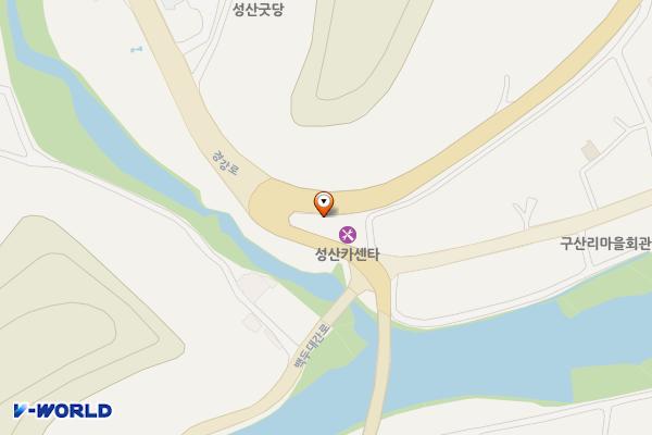 자율방범대 위치 지도 — 강원특별자치도 강릉시 성산면 구산길 102