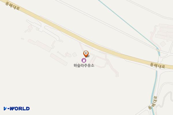 하슬라주유소 위치 지도 — 강원특별자치도 강릉시 강동면 동해대로 1891