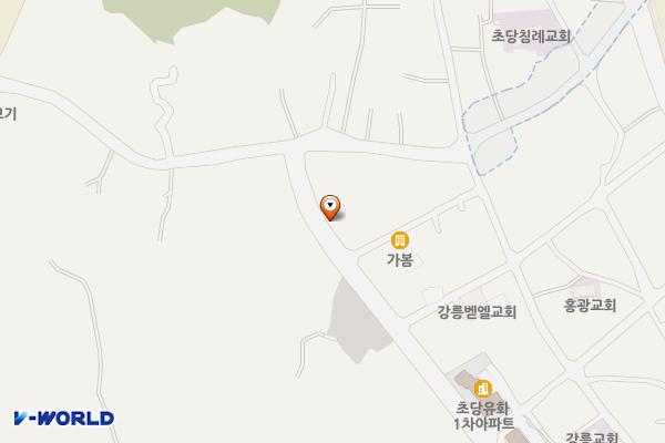 초당작은도서관 위치 지도 — 강원특별자치도 강릉시 연당길116