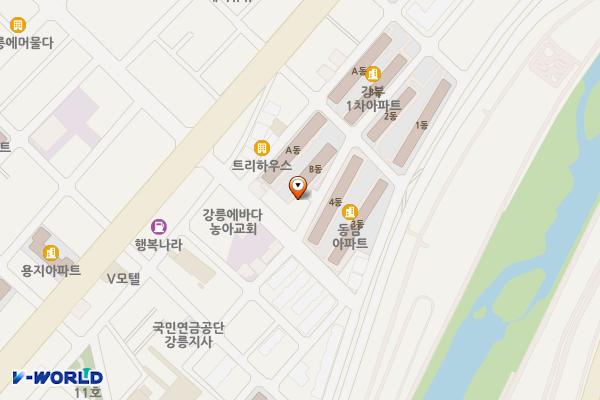 어울림작은도서관 위치 지도 — 강원특별자치도 강릉시 성덕포남로 149번길 42