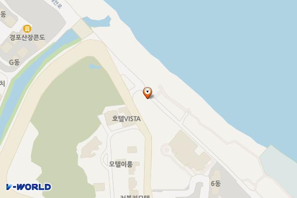 경포인공폭포 앞 위치 지도 — 강원특별자치도 강릉시 창해로 563