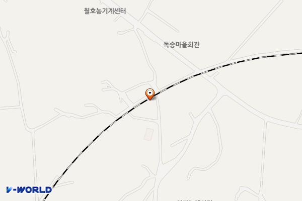 월호평동 체육공원 공중화장실 위치 지도 — 강원특별자치도 강릉시 운산길 20-9