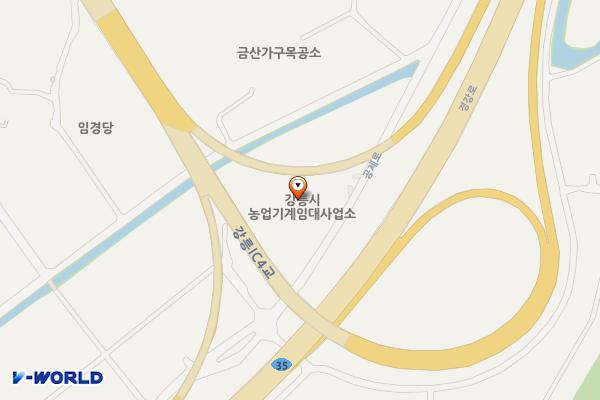 서부지소 위치 지도 — 강원특별자치도 강릉시 성산면 공제로 277