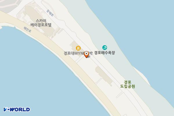 경포휴게상가 옆 위치 지도 — 강원특별자치도 강릉시 창해로 481