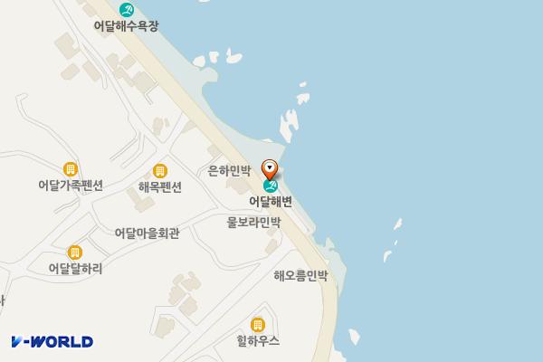 어달해변 위치 지도 — 강원특별자치도 동해시 일출로 284