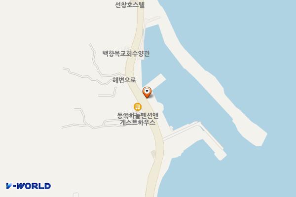 어달항 위치 지도 — 강원특별자치도 동해시 일출로 212