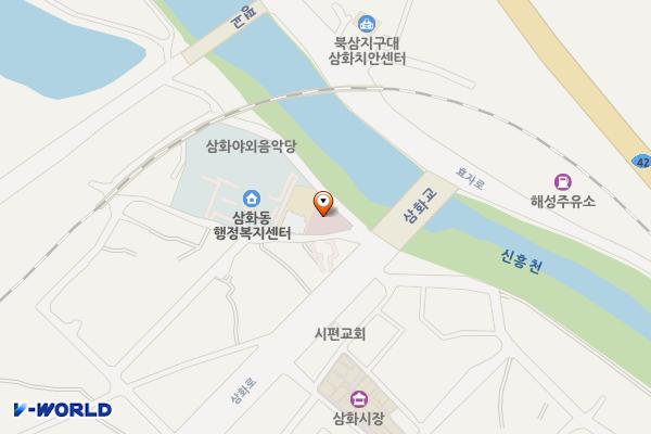 무릉복지회관 위치 지도 — 강원특별자치도 동해시 무릉1길 4