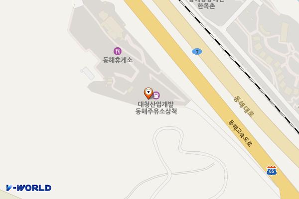 한국도로공사 동해충전소 위치 지도 — 강원특별자치도 동해시 동해대로 6427 ?(망상동)