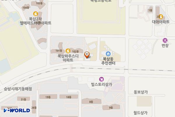 북삼119안전센터 위치 지도 — 강원특별자치도 동해시 효자남길 33-10