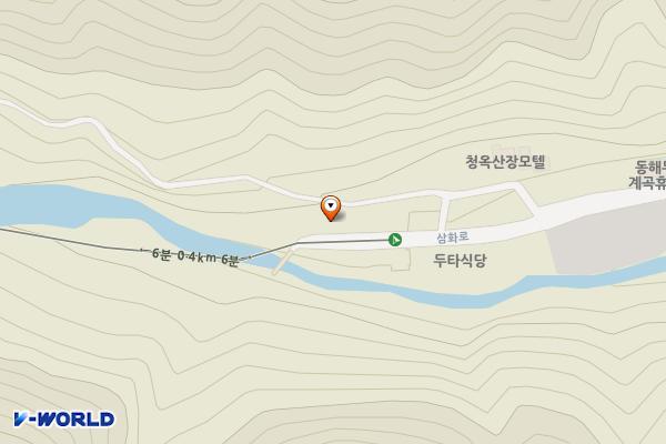 무릉계곡 2호 위치 지도 — 강원특별자치도 동해시 삼화로 538