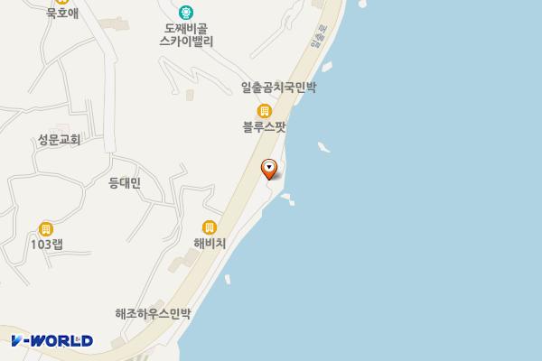 해랑전망대 위치 지도 — 강원특별자치도 동해시 일출로 122