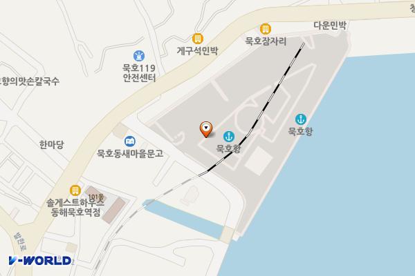 묵호항여객선터미널 위치 지도 — 강원특별자치도 동해시 일출로 28-5