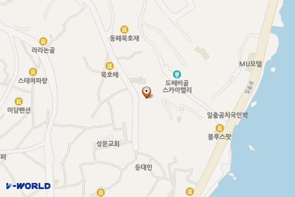 묵호등대 공용화장실 위치 지도 — 강원특별자치도 동해시 해맞이길 289