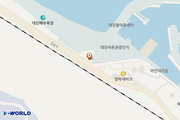 대진해변 위치 지도 — 강원특별자치도 동해시 대진항길 60