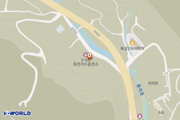 화전LPG충전소 위치 지도 — 강원특별자치도 태백시 태백로 398-11 (화전동)