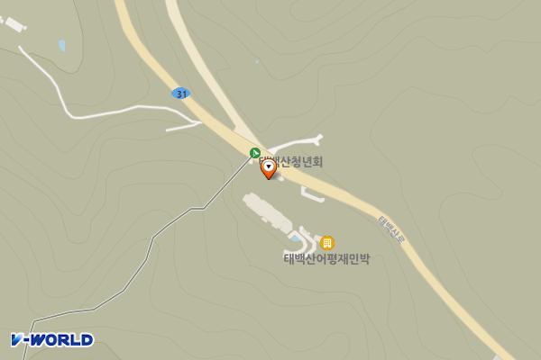 어평주유소 위치 지도 — 강원특별자치도 태백시 태백산로 4126