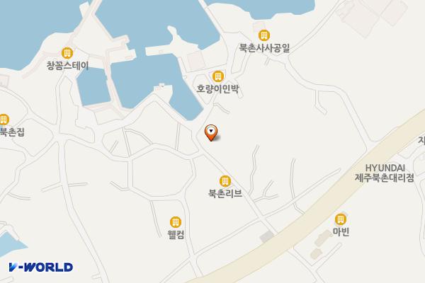 북촌리 498-1 위치 지도 — 제주특별자치도 제주시 조천읍 북촌리 498-1