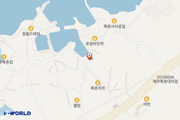 북촌리 497 위치 지도 — 제주특별자치도 제주시 조천읍 북촌리 497