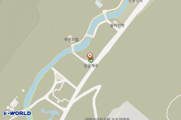 당골 제3화장실 위치 지도 — 강원특별자치도 태백시 천제단길 168